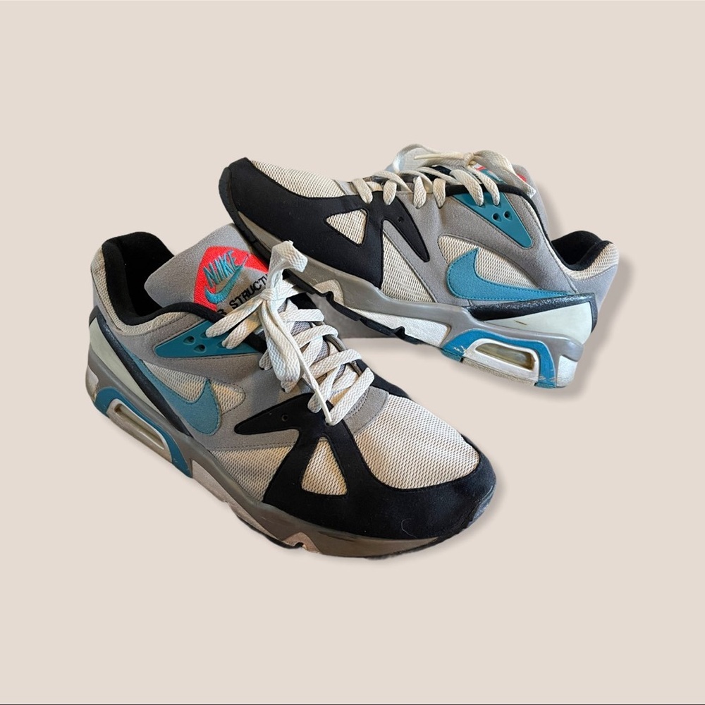 Nike Air Structure Triax 91 Metallic Summit White size 12